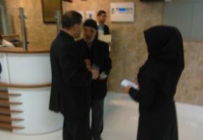 بازدید از طرح پایش سلامت خانواده شهدا و ایثارگران در بیمارستان میلاد شهریار