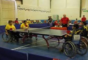 برگزاری مسابقات تنیس روی میز جانبازان قطع نخاع گردنی در مشهد