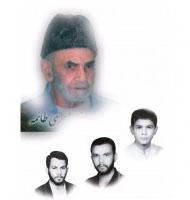 پدر شهیدان امیری به دیدار فرزندانش شتافت