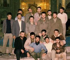 عکس/ وقتی غواصان به پابوس ارباب رفتند