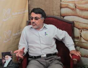 حضور آقای خورشیدی فرد در غرفه تا شهدا