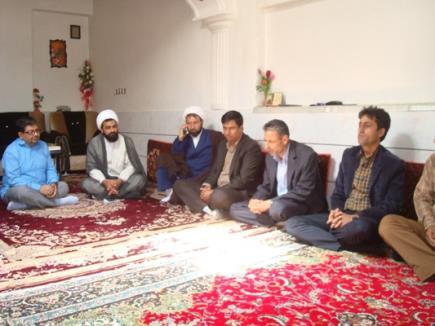 ديدار امام جمعه و بخشدار دیهوک با جانبازان این شهر