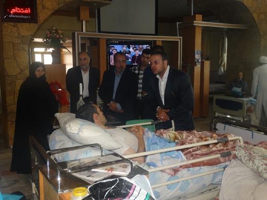 اهدای کتاب به مرکز توانبخشی جانبازان