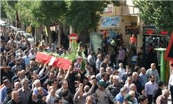 تشییع پیکر پاک جانباز 70 درصدی آباده‌ای