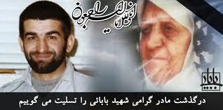 ماندگارترین صحنه زندگی مادر شهید بابایی
