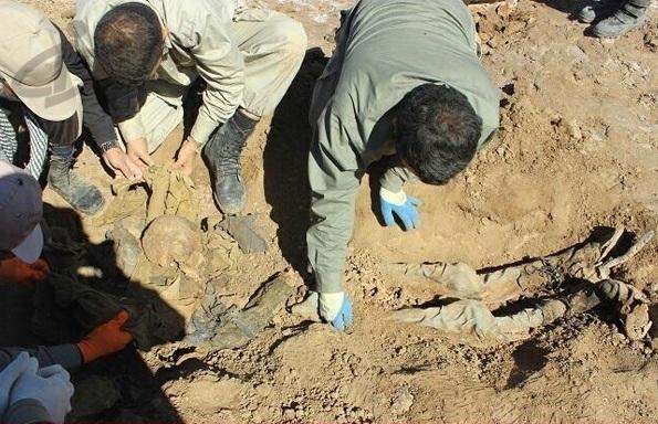 عکسی تکان دهنده از تفحص ۱۷۵ غواص شهید