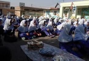 استقبال دانش آموزان شاهد و ايثارگر شوش از محرم