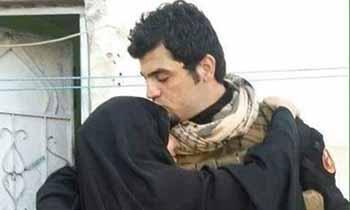 وداع عاشقانه مادر و فرزند