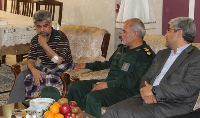دیدار فرماندار شهریار با جانبازان 8 سال دفاع مقدس