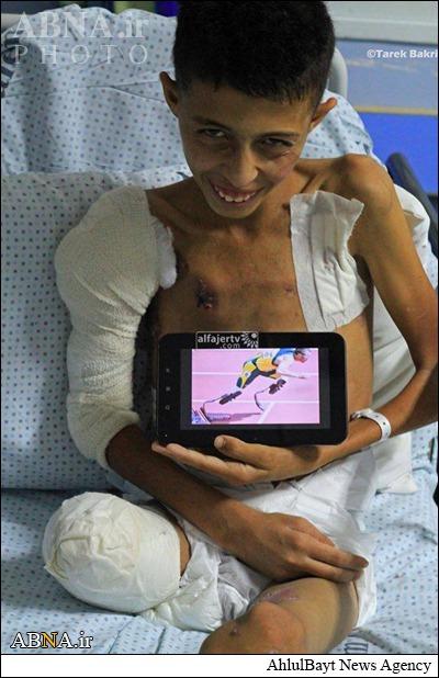 شهادت نوجوان جانباز فلسطینی