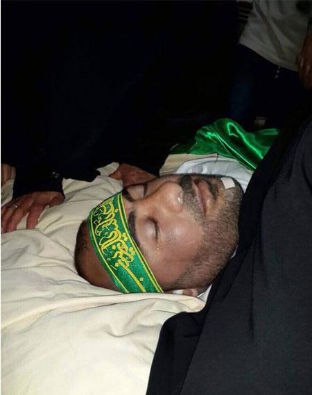 اشک فرمانده شهید حزب‌الله در هنگام خداحافظی همسر و دخترش