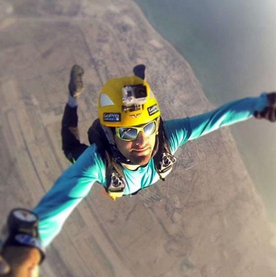 سلفی های پروازی شهید مدافع حرم+ عکس