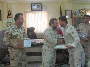 جانبازان شاغل در پایگاه دریابانی گناوه تجلیل شدند