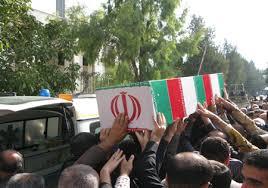 تشييع پيکر جانباز شهيد قادري در جهرم	