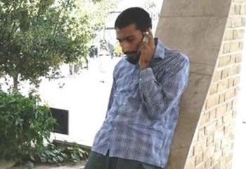 شهید «مدافع حرم» در کنار مزار خودش 