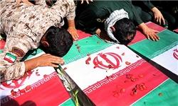 پیکر شهید جانباز شهید علی عظیم‌خانی در چایپاره تشییع شد