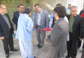 دیدار با جانبازان بیمارستان نیایش