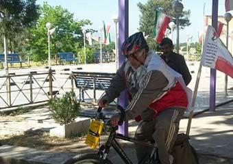 آغاز رکاب زنی جانباز گلستانی به سمت مشهد 