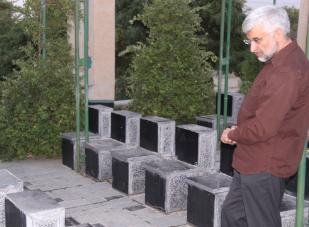 تصاویر/ حضور دکتر سعید جلیلی در گلزار شهدای همدان