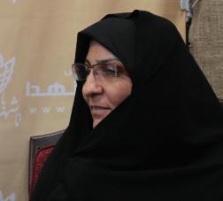 حضور مادر شهید علی خلیلی در غرفه تا شهدا